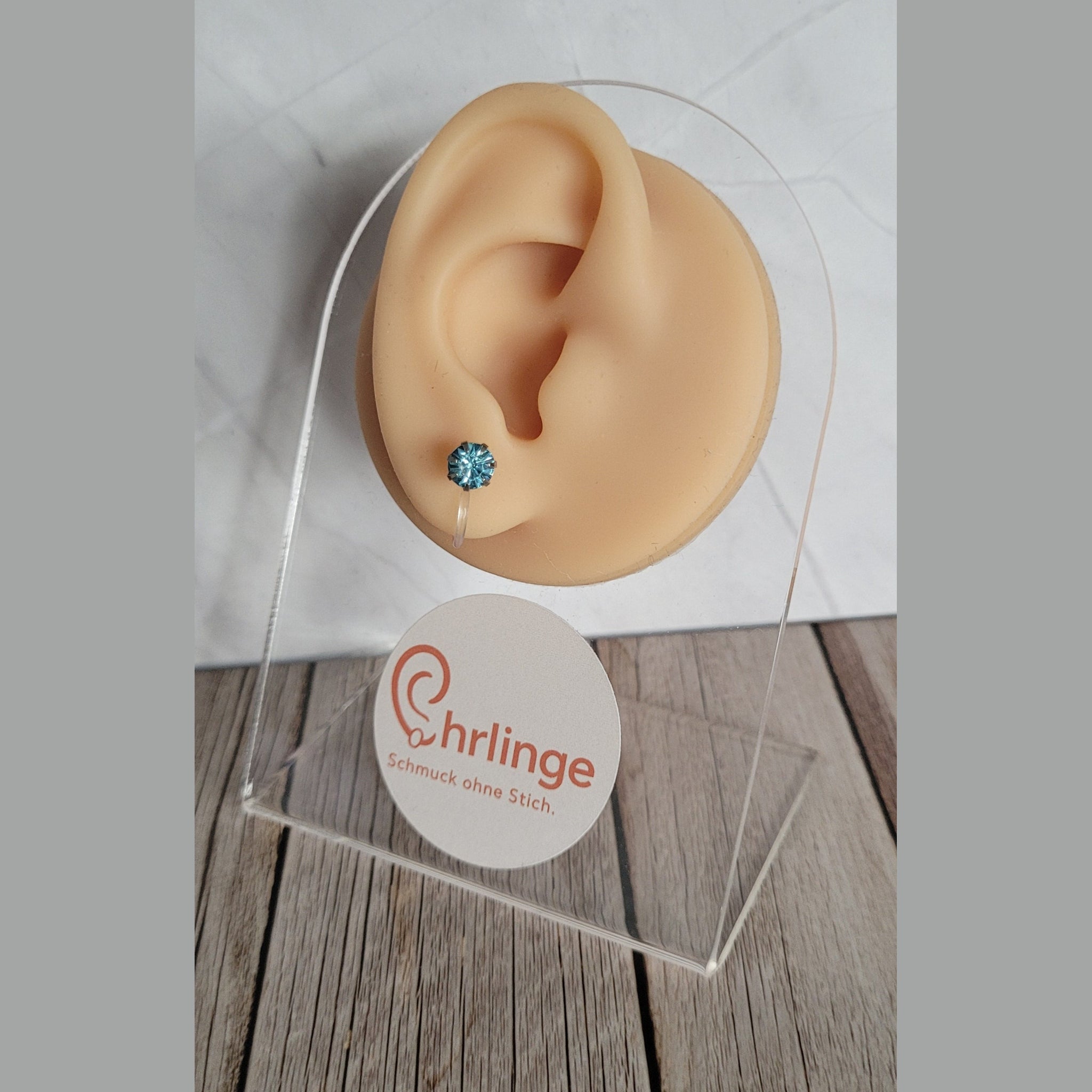 Glitzersteinchen Blau-Töne