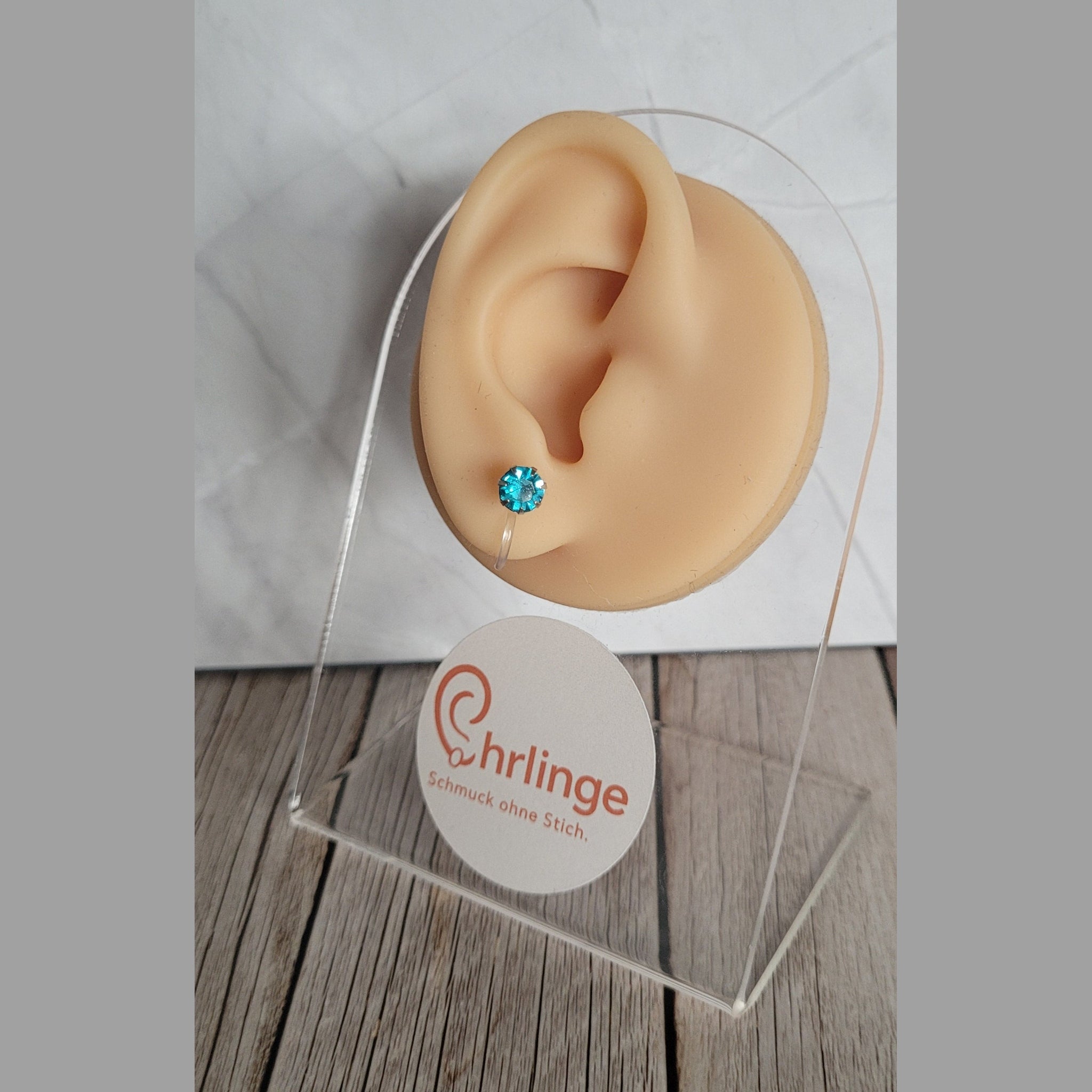 Glitzersteinchen Blau-Töne