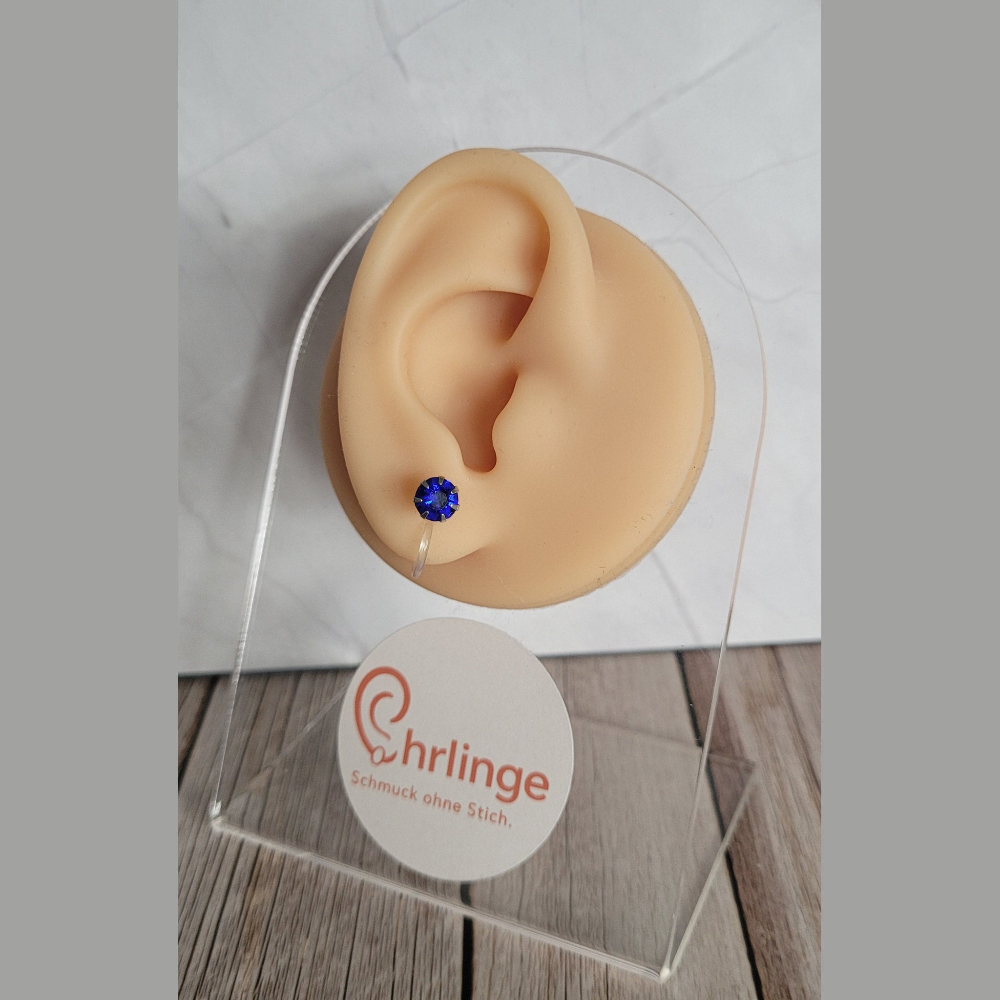 Glitzersteinchen Blau-Töne