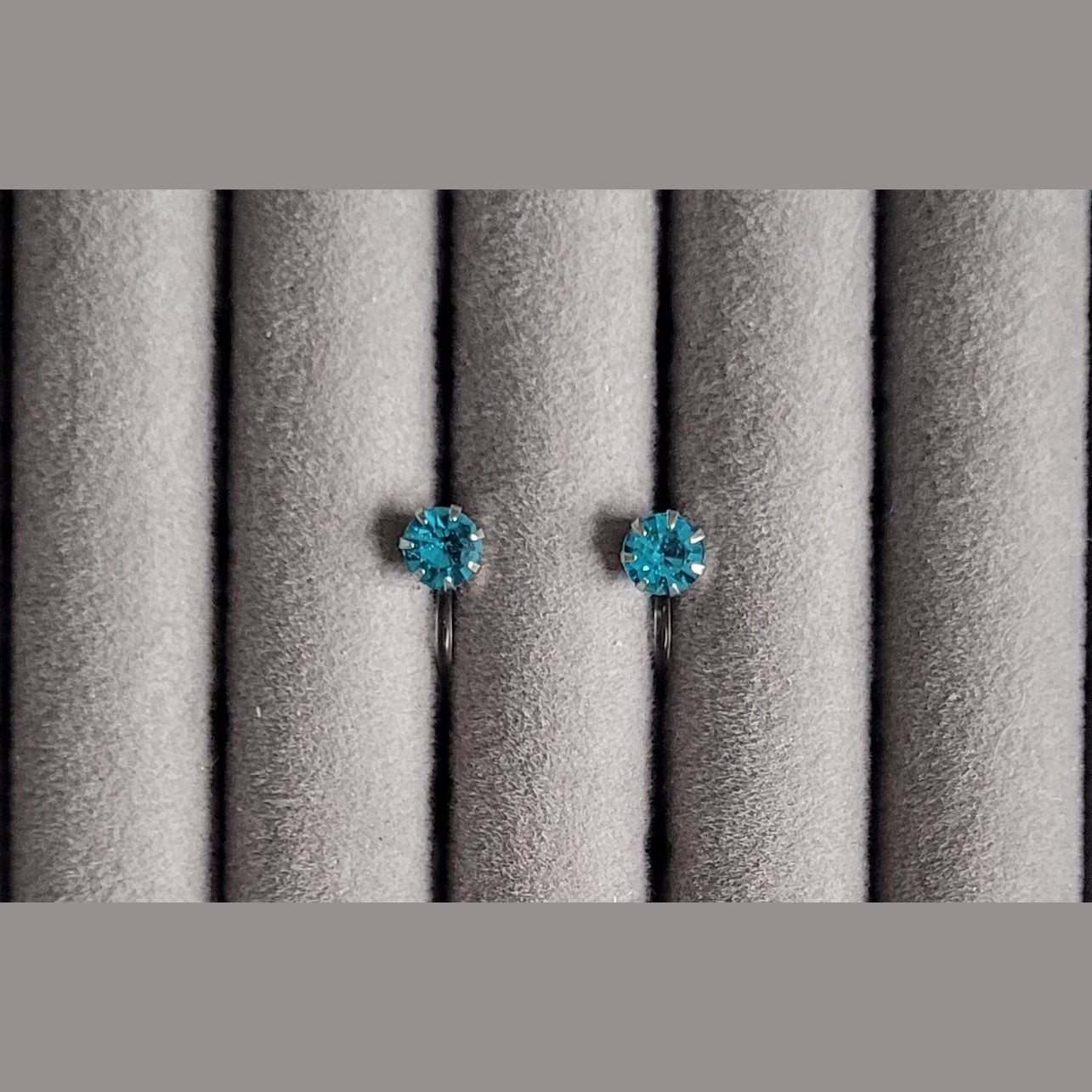 Glitzersteinchen Blau-Töne