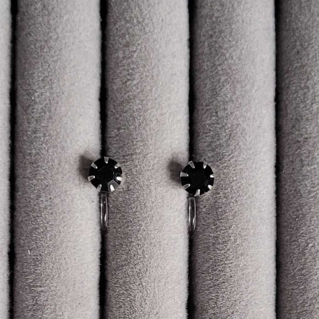 Glitzersteinchen Schwarz