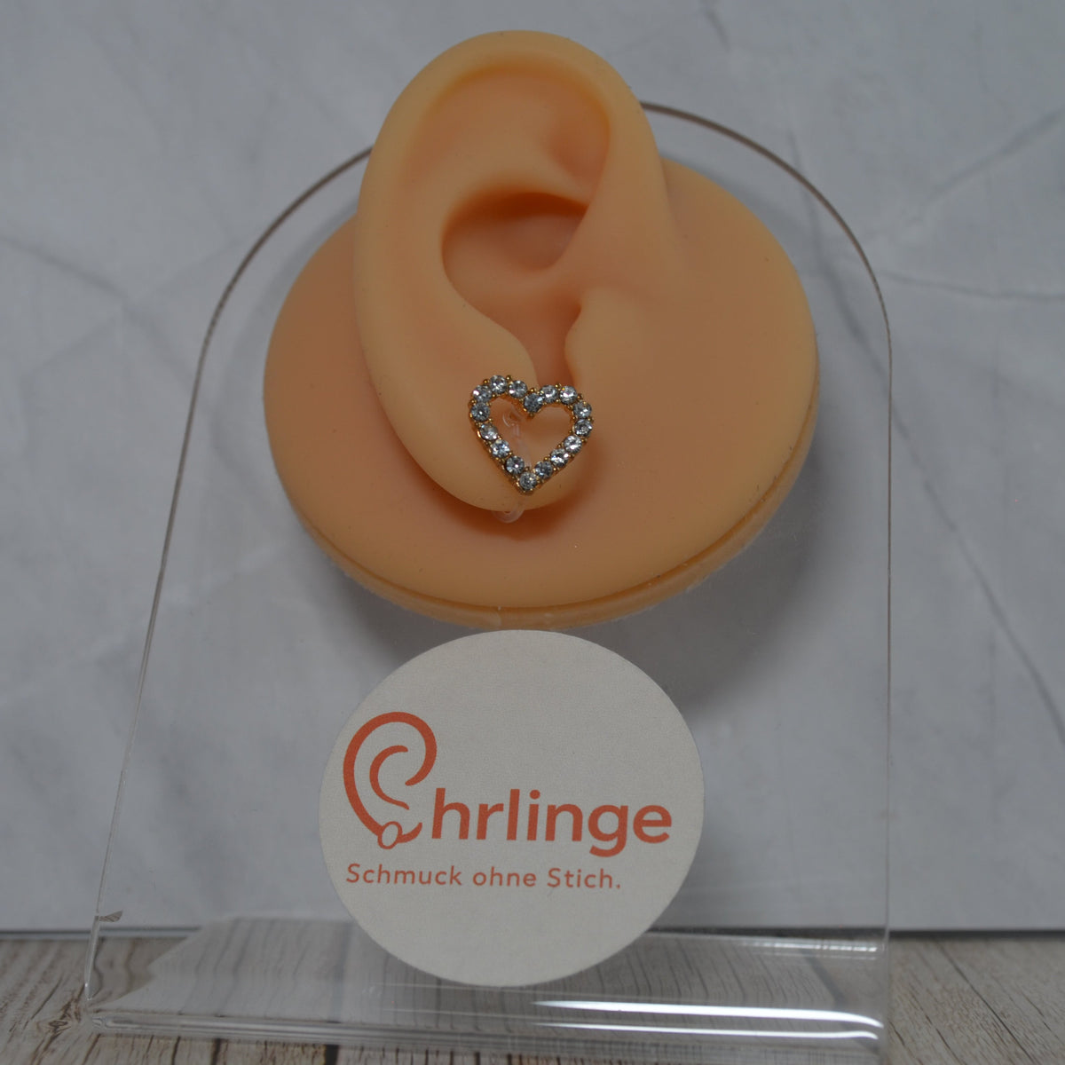 Glitzerherz Ohrlinge