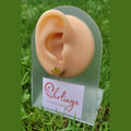 Kürbis orange Ohrclips