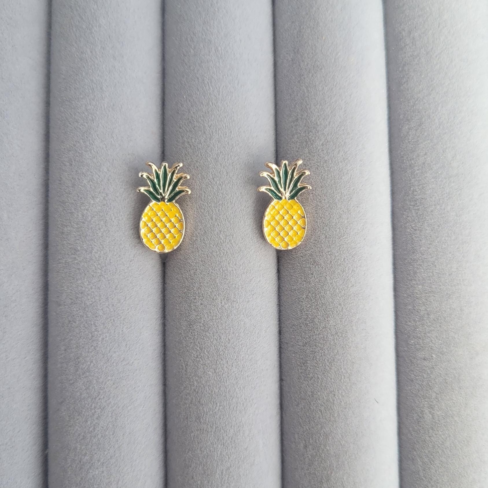 Ananas Ohrclips
