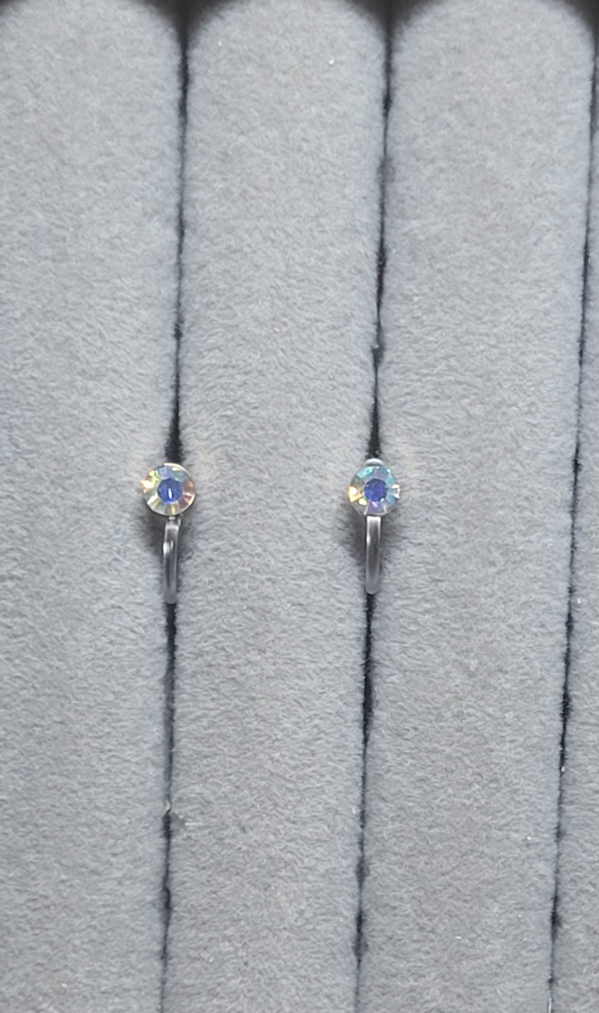 Glitzerstein irisierend