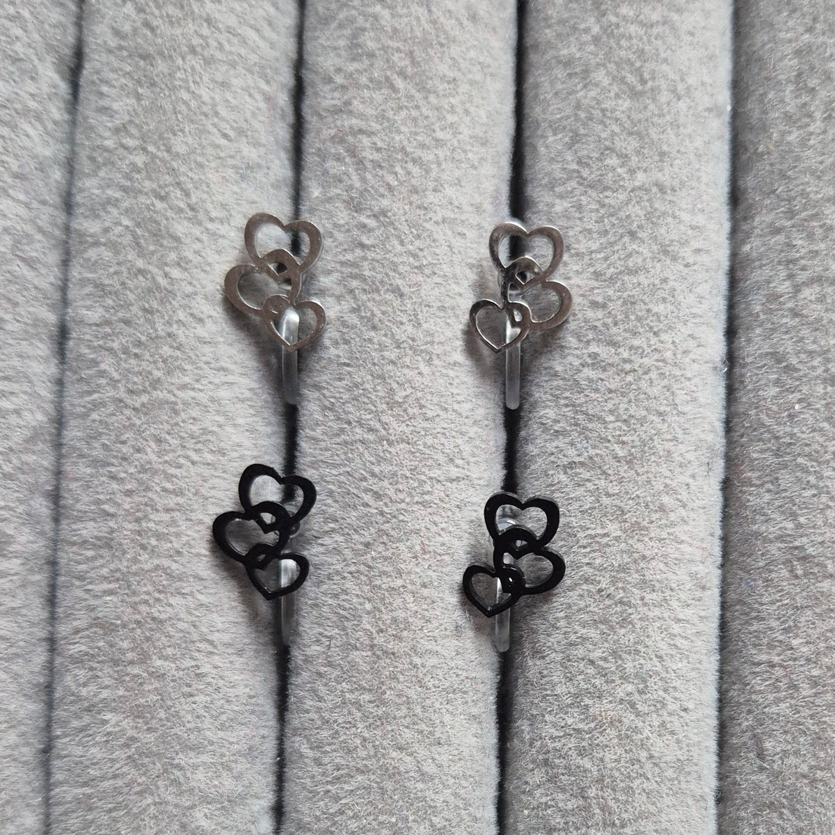 Triple Herz Ohrlinge