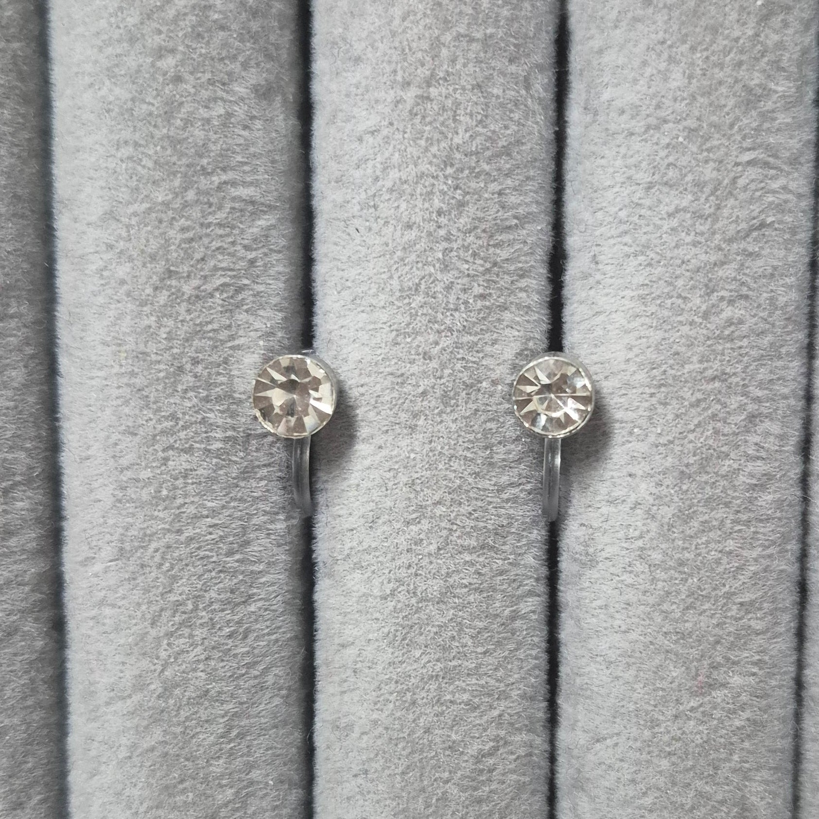 Glitzerstein silbern